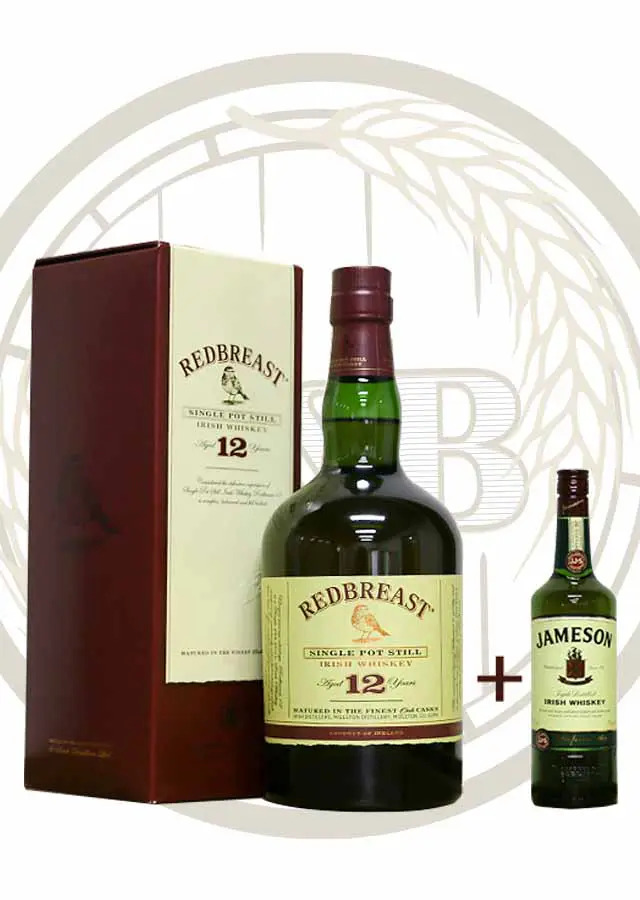 Irish Whiskey Bundle – Red Breast 12 + Jameson