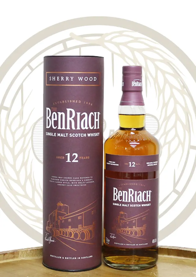 Benriach 12 YO Sherry Wood-Oak and Barley Buy Whisky in China