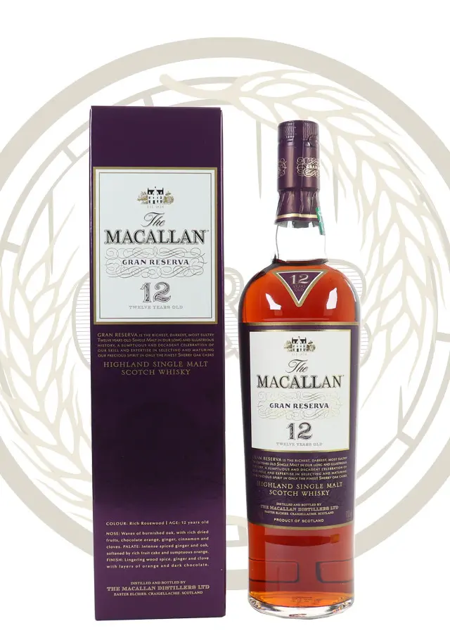 Macallan 12 Gran Reserva - Oak and Barley Buy Whisky In China
