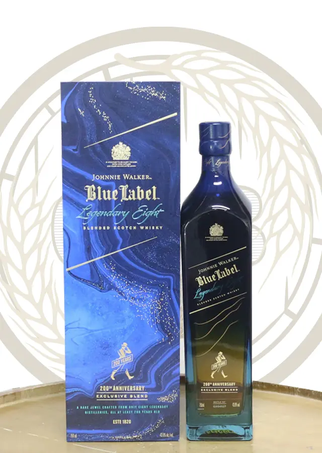 JOHNNIE WALKER Blue Label Legendary Eight Blended Scotch Whisky – Spirits  Reserve