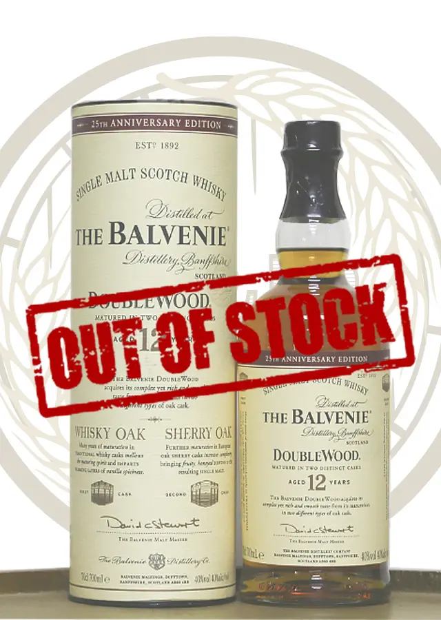 希少品)BALVENIE DOUBLEWOOD 12年 25周年記念版 The Balvenie DoubleWood Aged 12 Years Single Scotch Whisky