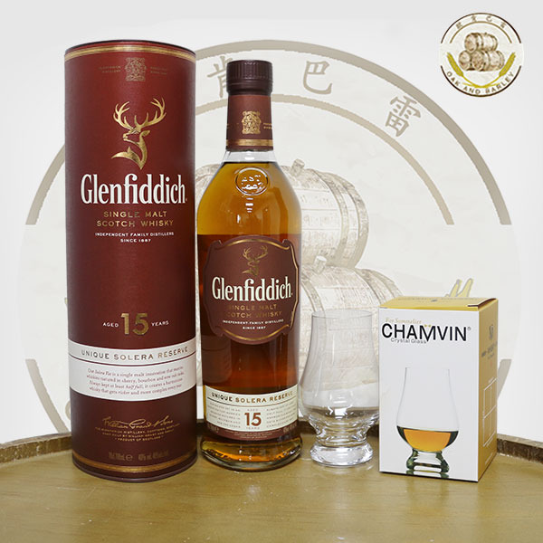 Glenfiddich with a Whisky Glass