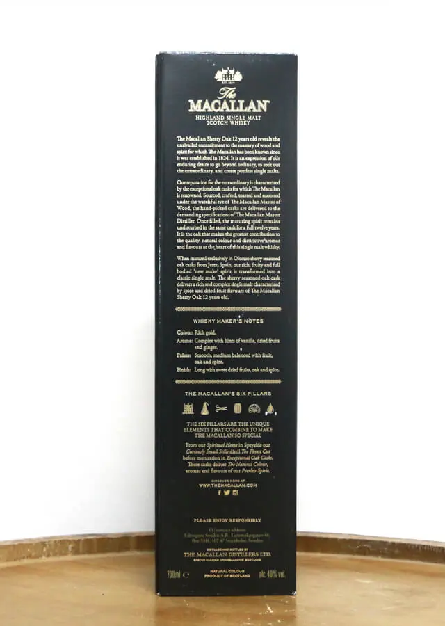 Macallan 12 Sherry Cask- Oak and Barley Buy Whisky in China Macallan 12 Sherry Cask- Oak and Barley Buy Whisky in China