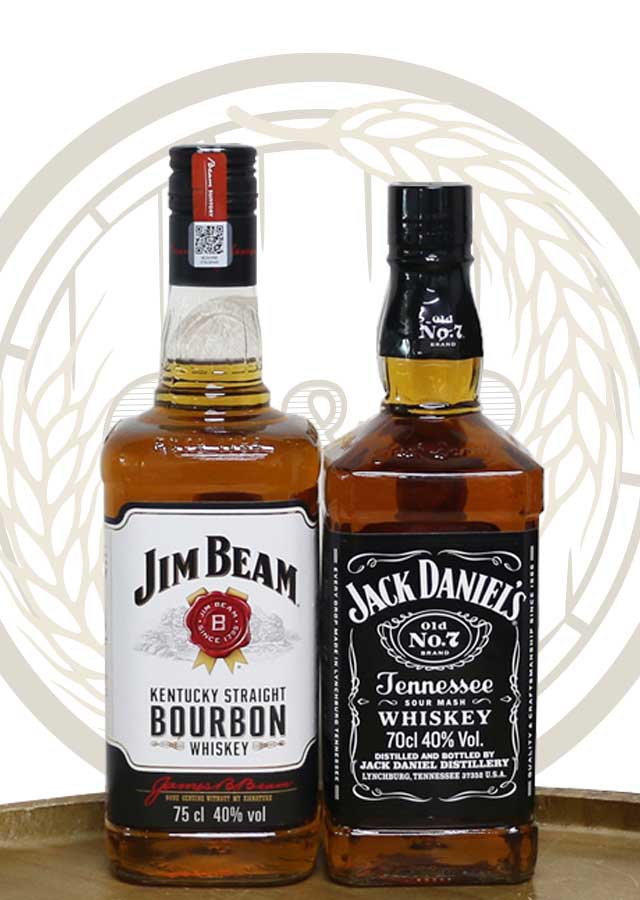 Jack Daniels and Jim Beam Bundle