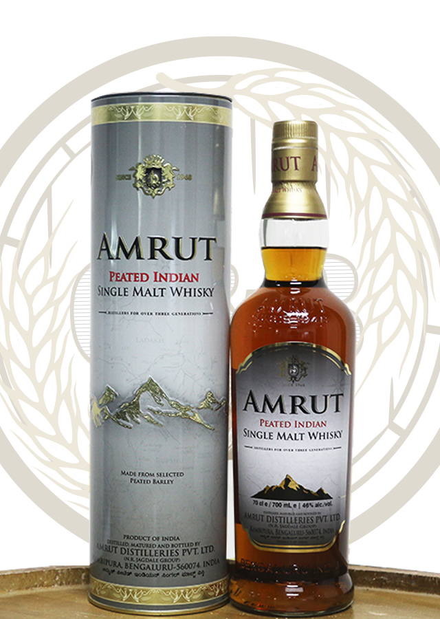 Amrut Peated Single Malt Whisky-New Packaging