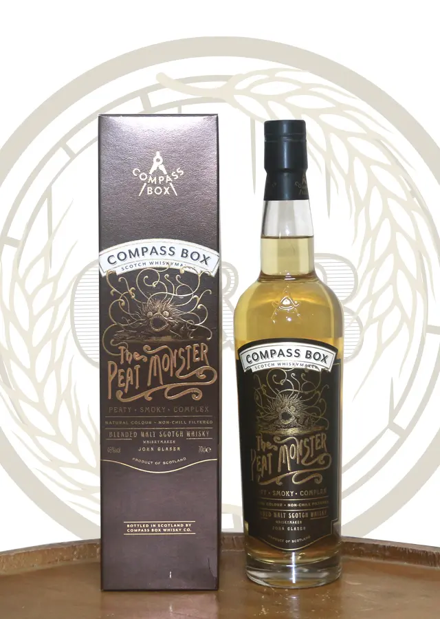 Peat Monster, Big Peat, Shadowy よし ! Compass Box Peat Monster Whisky - Multi-Color Corporation
